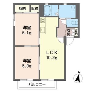 メゾン・ド・ローリエ　Ⅲ 102号室