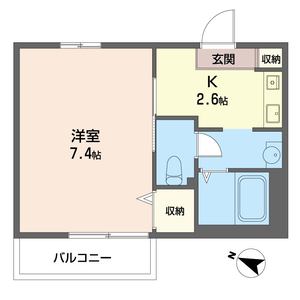 ツインコート　Ｂ 202号室