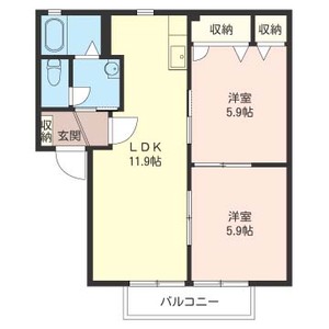 ホワイト・リザイアＡ 202号室