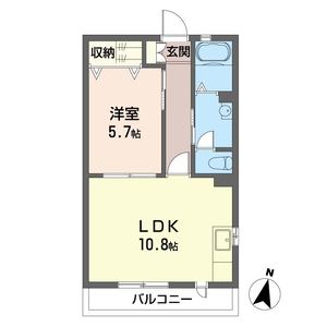 パレス花梨　Ｄ 101号室