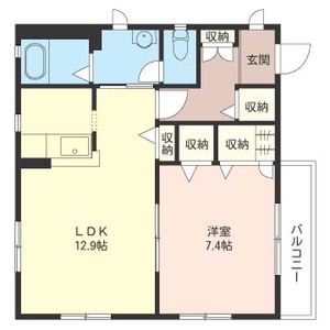 グランディオールＤ 201号室