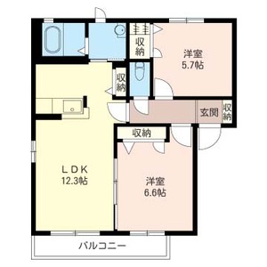 ドミール蘭 203号室