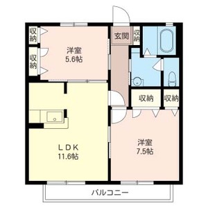 グランディール向原Ｉ 202号室