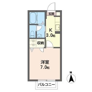 ピュア・フラットＫ 202号室