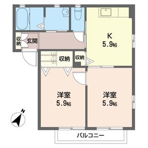 ボンヌ・シャンスＡ 201号-16