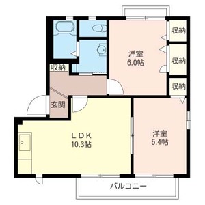 クレールＢ 202号室