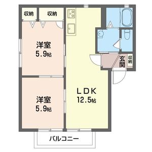 フィオーレふじみ 102号室