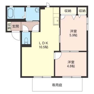グリーンパークつきのわＢ 101号室