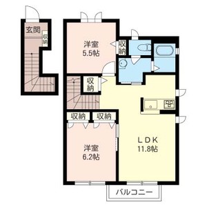 ヴィラ　ウィスタリア 201号室