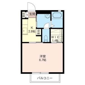 グランディス川寺 202号室