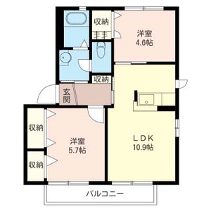 ツイン　シャーメゾンＢ 202号-16