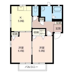 グリーンコーポ末広 101号-6