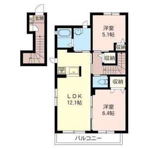 アンビエンテ　Ｂ 201号室