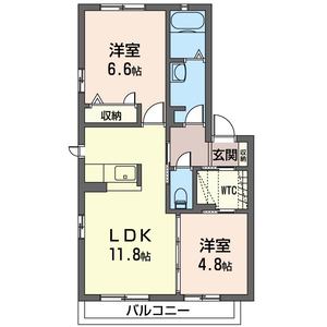エレガンスガーデン　Ｂ 201号室