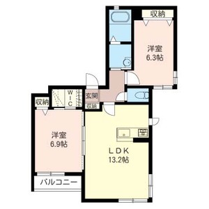 レフィナード 202号室