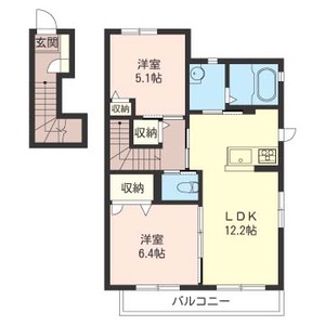ウッディウォームハイツＢ 202号室