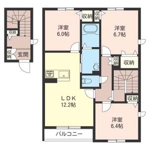 Ｐａｒｃｖｅｒｔ　Ｂ館 203号室