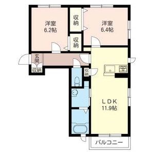 パークサイドヒルズ　Ｄ 101号室