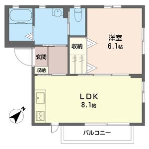 カーサ・ビアンカ 202号室