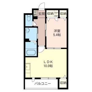 シャーレ・伸和 302号室