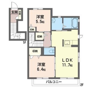 グランメールⅥ 202号室