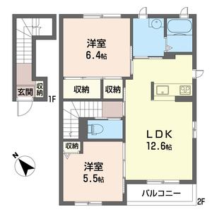 ソレアードＡ 202号室