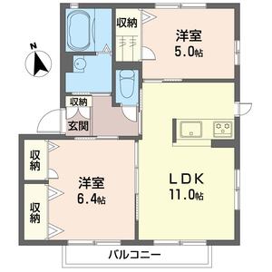レイク・シャインⅡ 101号室