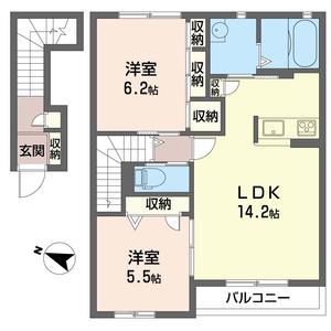 リヴィエールコートＡ 202号室