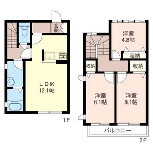 シャーメゾン元郷B 101号-2