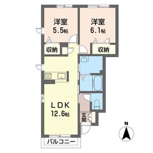 セミュー・ヴェール　芝 101号室