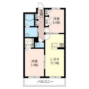 シャンドゥフルールⅠ 203号室