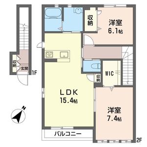 ソラティオＢ 201号室