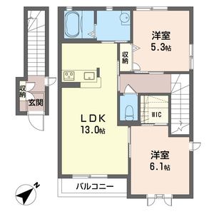 リバースプレイス　ＷＥＳＴ 202号室