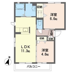 シャーメゾンＡ 201号室