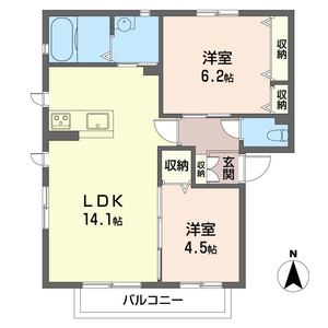 ヴィラ　Ｌ＆Ｄ 201号室