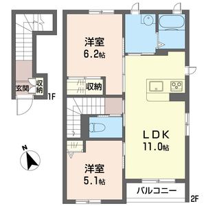 ハーモニーガーデン　Ⅰ 203号室