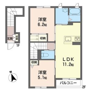 ルピナスＢ 202号室