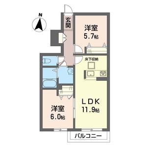 グリナージュ 102号室