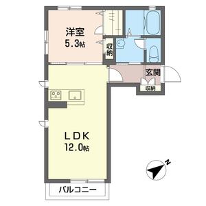 Ｖｉｌｌａ　Ｗｅｓｔ 201号室