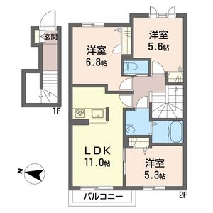 百十紅　Ｃ 203号室