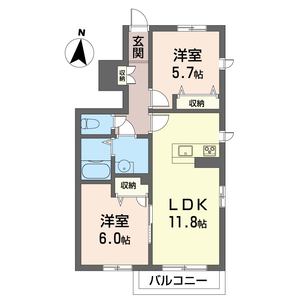 メゾン・ド・ローリエ　Ⅴ 101号室