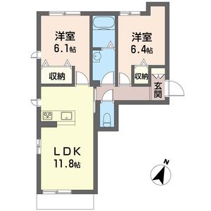 ブランポワール　Ⅰ 201号室