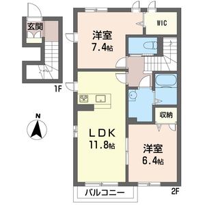 フェリーチェ風 201号室