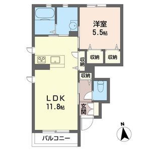 プラジエール　Ⅰ 101号室