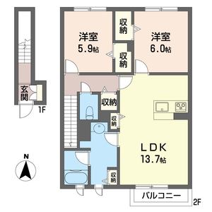 ヒル フラッツ 202号-16