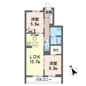 ＳＫシャーメゾン大瀬 102号室