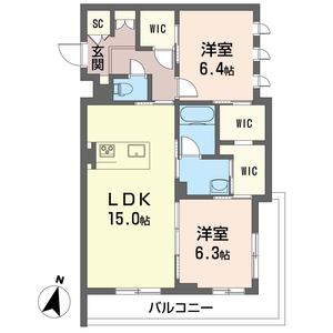 グランシャレ　セカンド 201号室