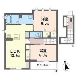 ウエストハイツＣ 202号室