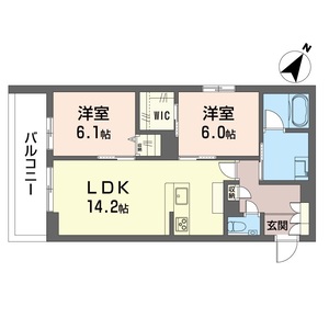 ラ　ルーチェ 201号室