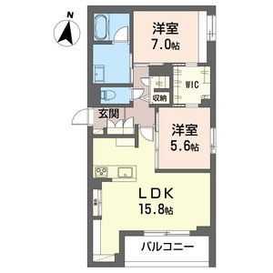 プルメリア 203号室